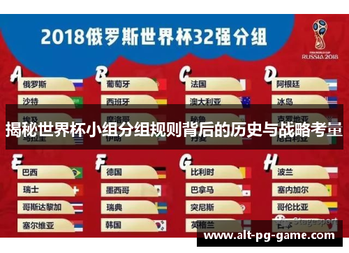 揭秘世界杯小组分组规则背后的历史与战略考量