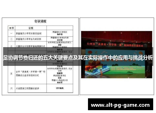 足协调节费归还的五大关键要点及其在实际操作中的应用与挑战分析 足协调节费归还的五大关键要点及其在实际操作中的应用与挑战分析